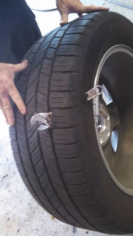 ремонт безкамерных шин